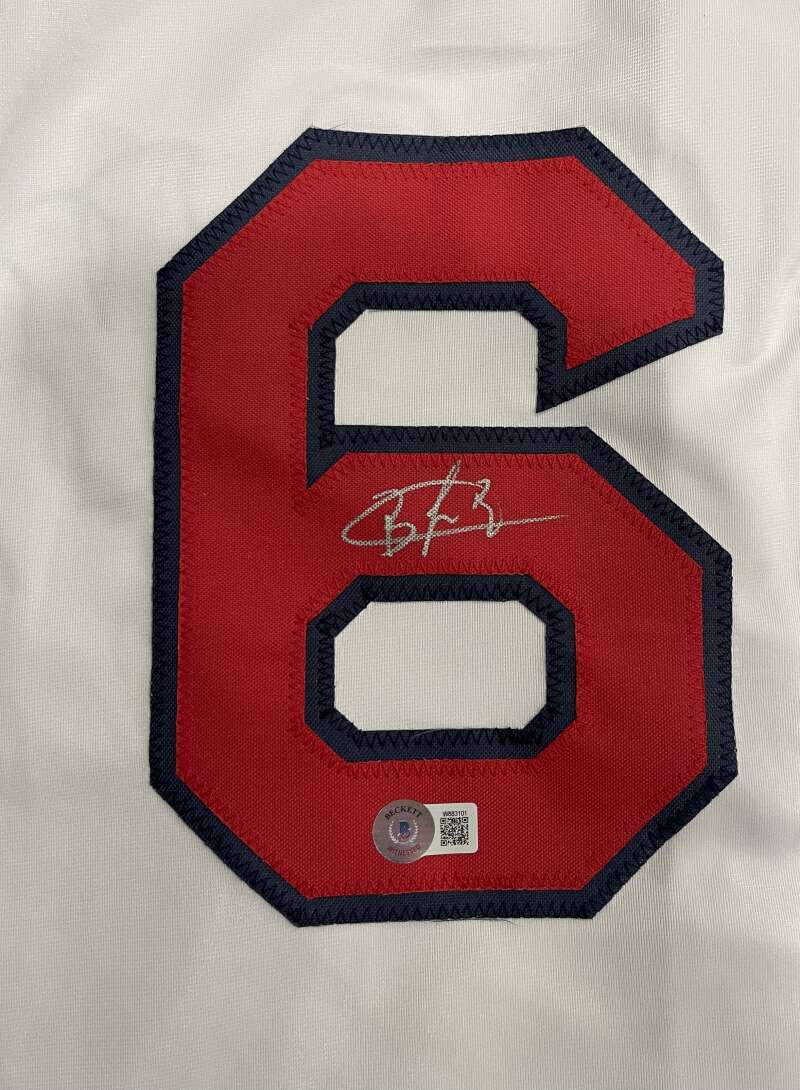 Brayan Bello Signed Boston Red Sox Custom Jersey Beckett Witness BAS COA