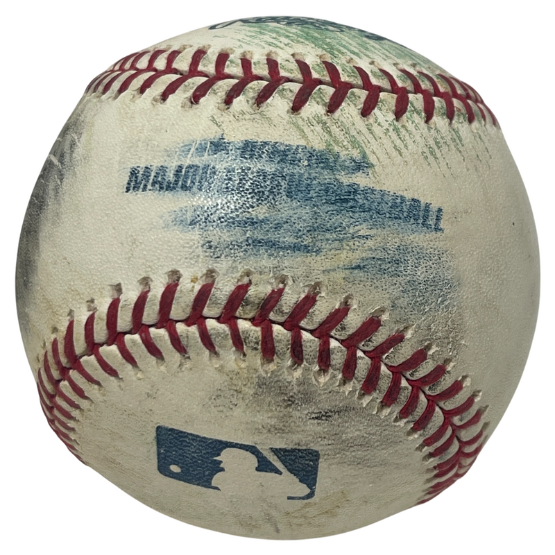 Joakim Soria Signed Game Used Debut ROMLB Baseball w/ MLB April 4 2007 LSCM COA