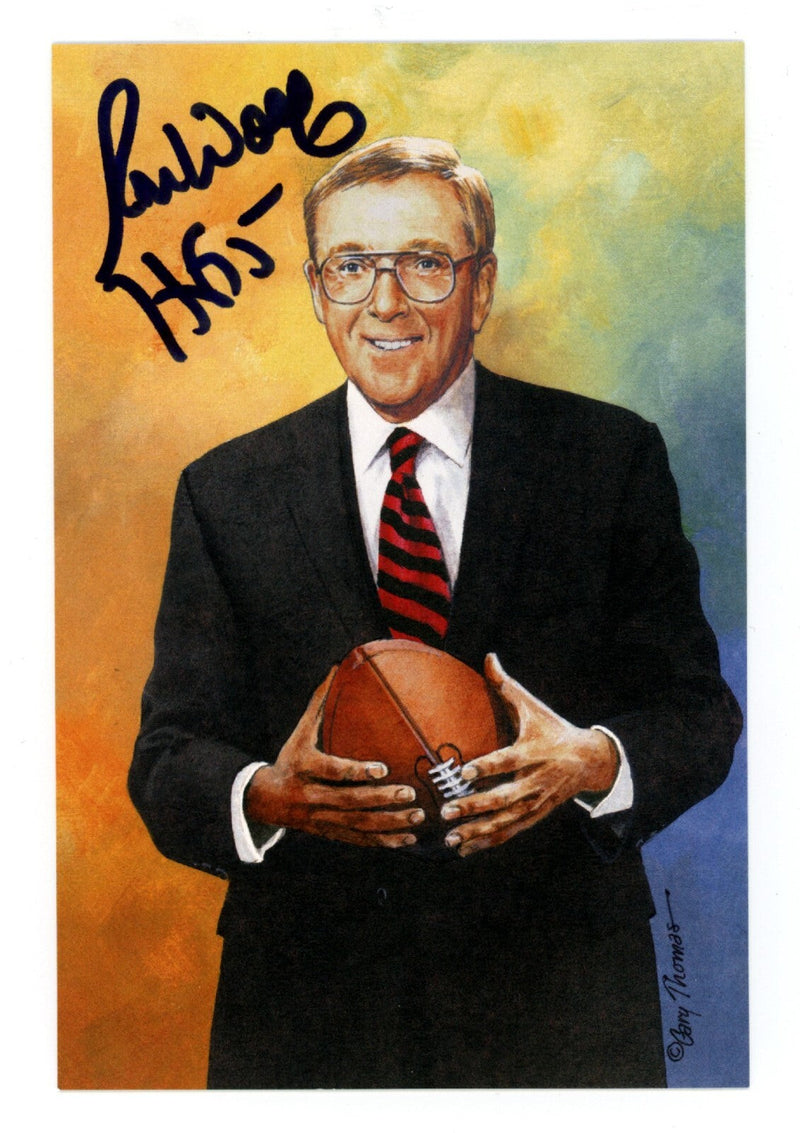 Ron Wolf Signed Auto GLAC Goal Line Art Card #295 w/ HOF 15 JSA COA Raiders