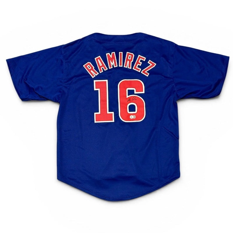 Aramis Ramirez Signed Chicago Cubs Custom Jersey Beckett Witness BAS COA