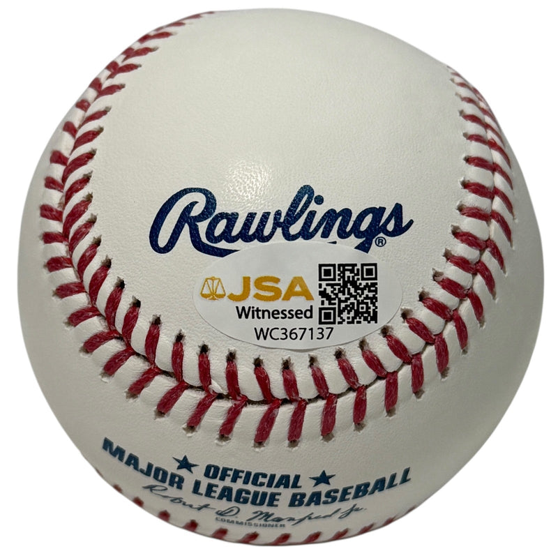 Roger McDowell Signed Autographed ROMLB Baseball w/ The 2nd Spitter JSA Wit COA