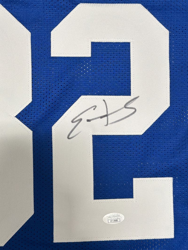 Edgerrin James Signed Autographed Indianapolis Colts Custom Jersey JSA COA