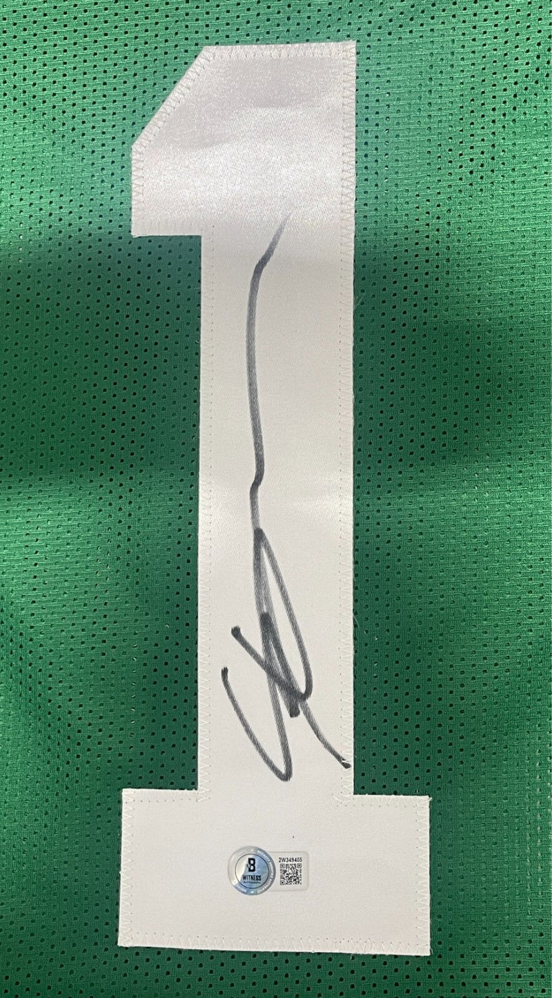 Sauce Gardner Signed New York Jets Custom Jersey Beckett Witness BAS COA
