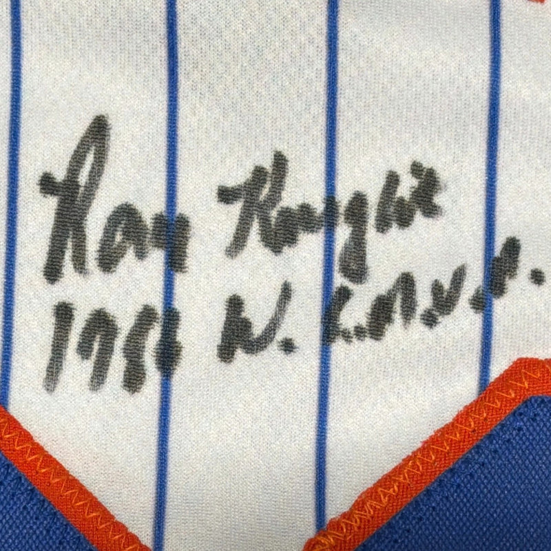 New York Mets 1986 World Series (23 Auto) Team Signed Custom Jersey Insc JSA COA