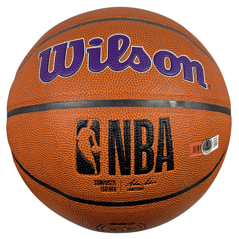 James Worthy Signed Auto LA Lakers Wilson NBA Basketball Beckett Witness BAS COA