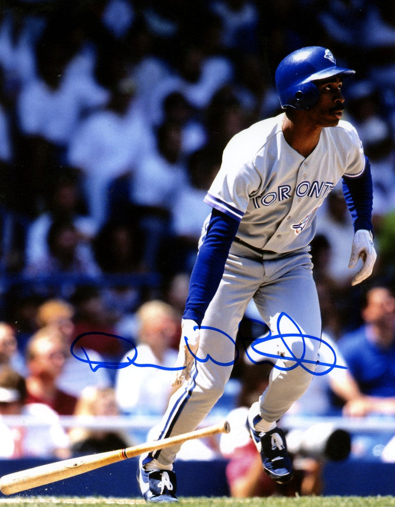 Devon White Signed Autographed Toronto Blue Jays 8x10 Photo LSCM COA #1