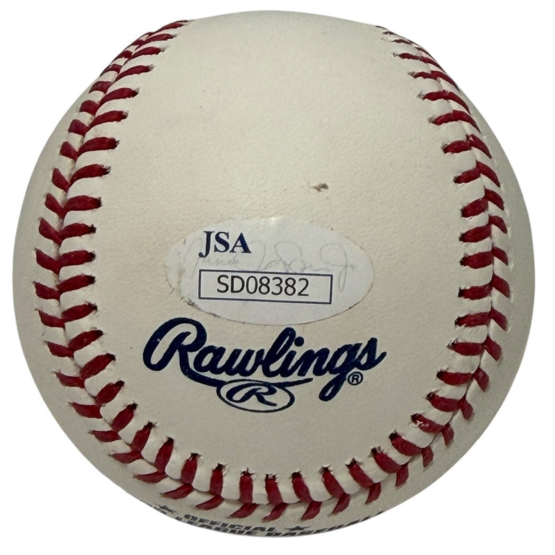 Jack Eichel Signed Autographed ROMLB Baseball JSA COA Vegas Golden Knights