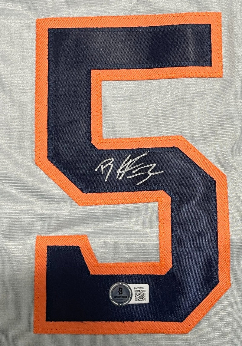 Bryan Abreu Signed Houston Astros Custom Jersey Beckett Witness BAS COA