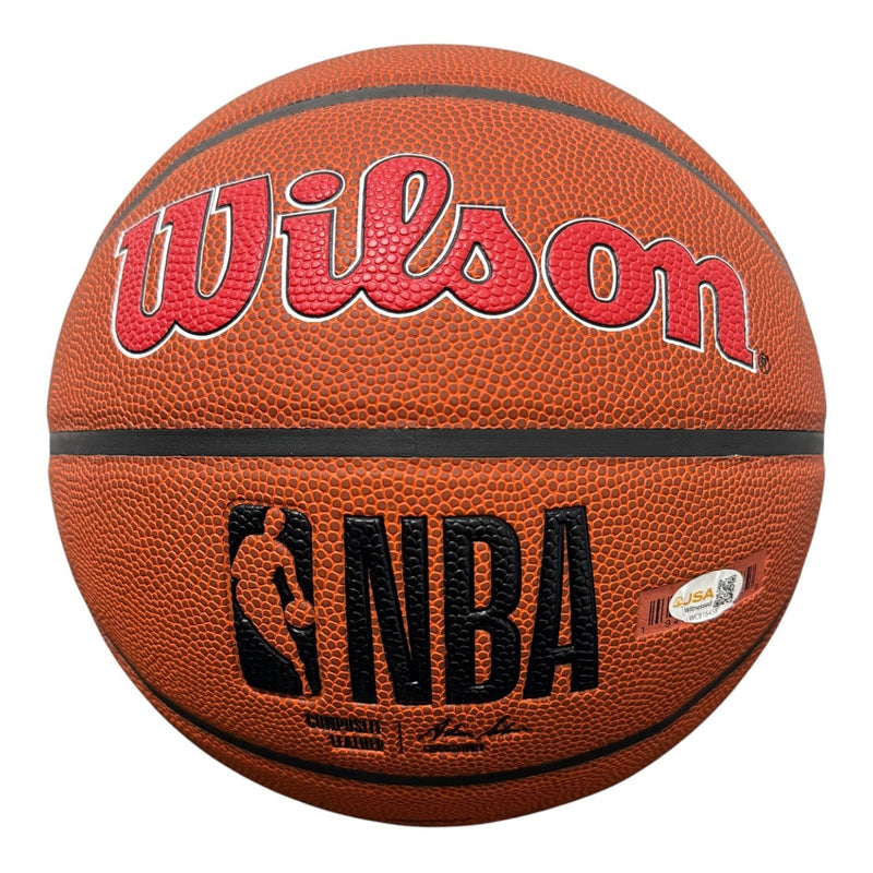 Steve Francis Signed Houston Rockets Wilson NBA Basketball w/ 2000 ROY JSA W COA