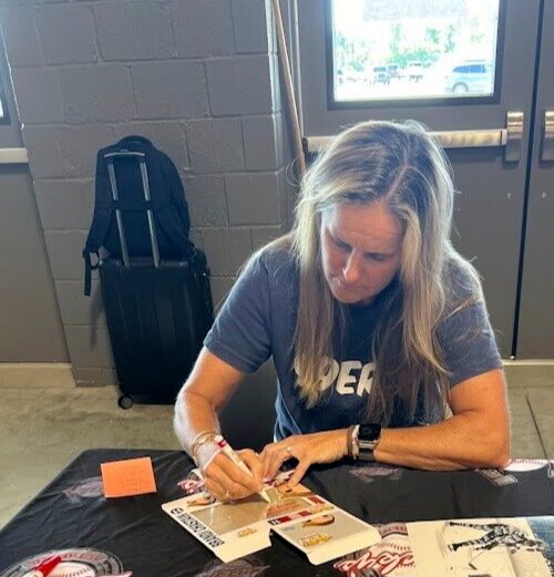Brandi Chastain Signed Auto USA Funko Pop 99 WC Wining Goal Beckett BAS COA RWB