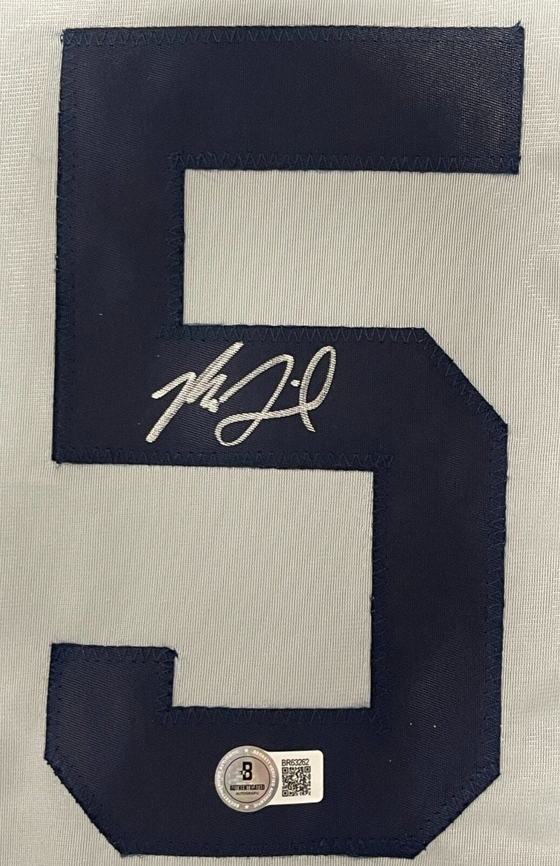 Max Fried Signed New York Yankees Custom Jersey Beckett Witness BAS COA