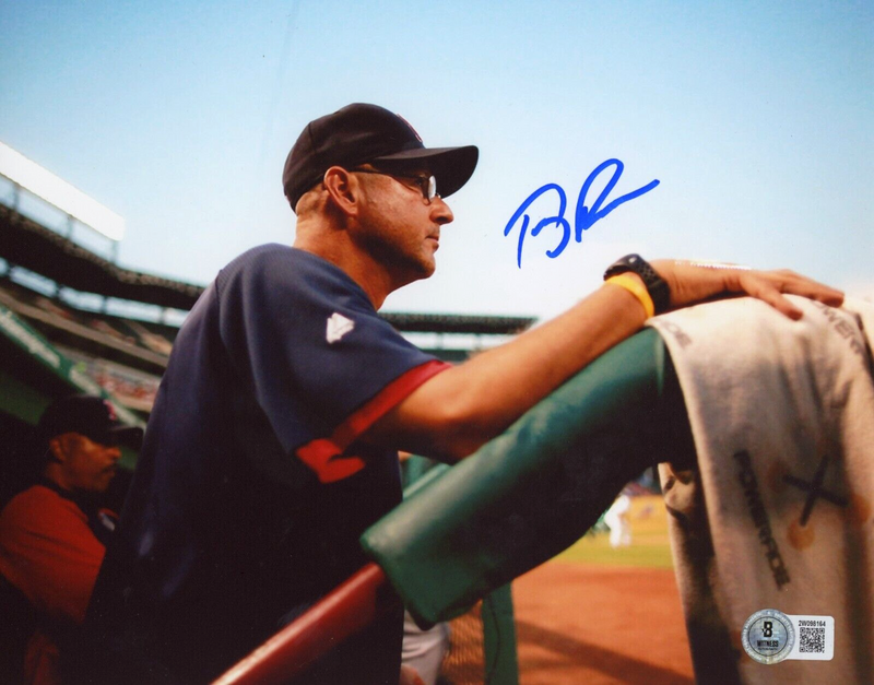 Terry Francona Signed Boston Red Sox 8x10 Photo Beckett Witness BAS COA #2