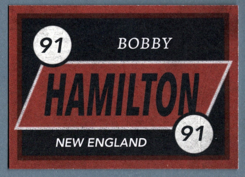 Bobby Hamilton Signed Auto Custom Card w/ 2 SB Champ Insc. LSCM COA Patriots