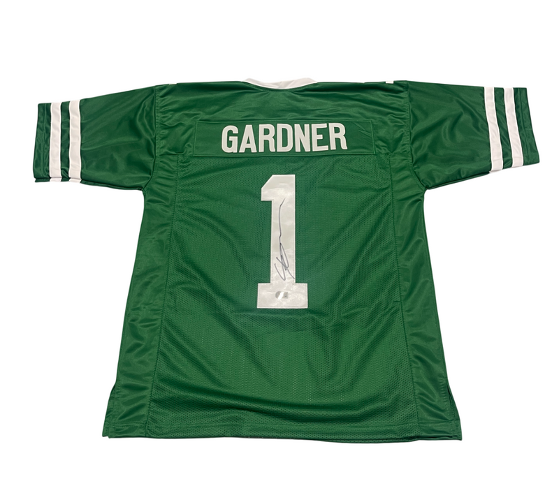 Sauce Gardner Signed New York Jets Custom Jersey Beckett Witness BAS COA