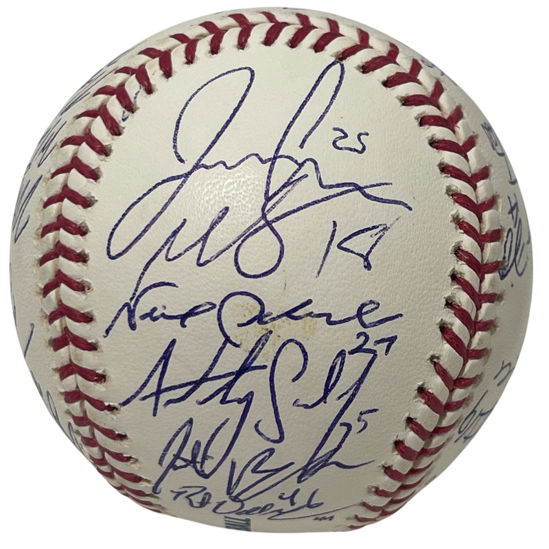 2008 Hudson Valley Renegades Team Signed Autographed ROMLB Baseball LSCM COA