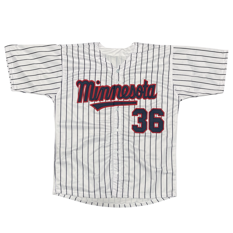 Jim Kaat Signed Minnesota Custom Jersey w/ HOF 2022 Beckett Witness BAS COA