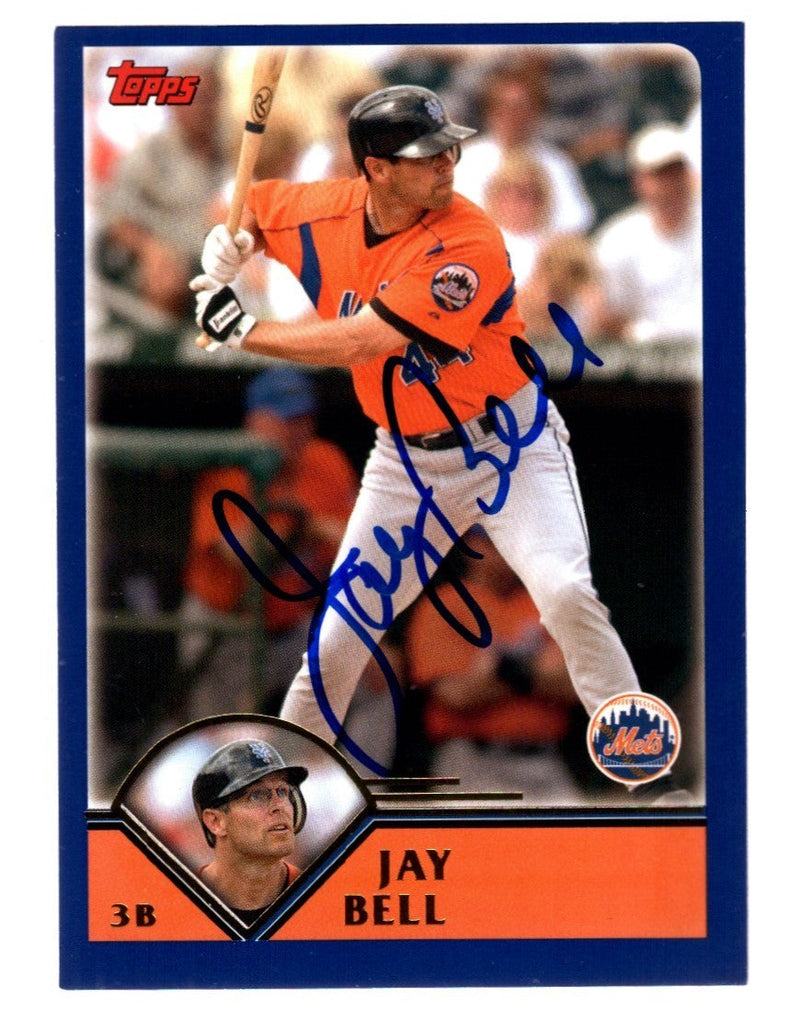Jay Bell Signed Autographed 2003 Topps Traded #T102 LSCM COA New York Mets