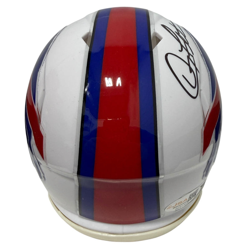 Doug Flutie Signed Autographed Buffalo Bills Speed Mini Helmet JSA Witness COA