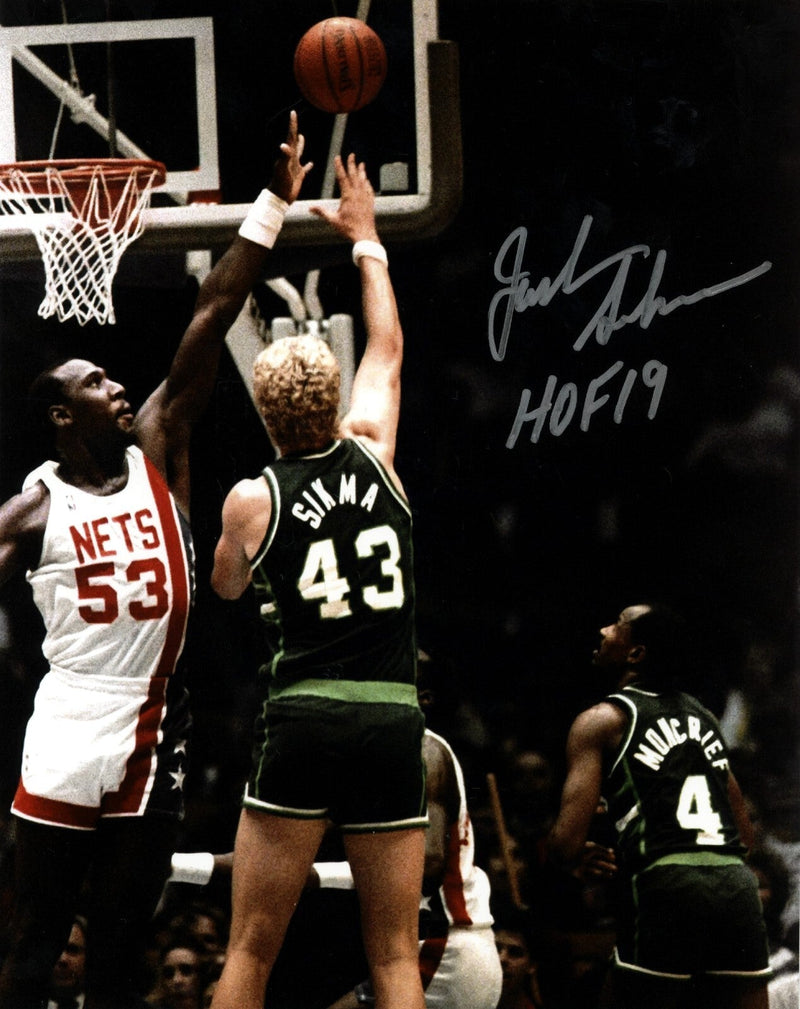 Jack Sikma Signed Seattle Supersonics 8x10 Photo w/ HOF 19 LSCM COA #2