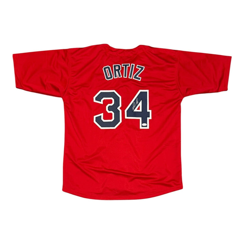 David Ortiz Signed Autographed Boston Red Sox Custom Jersey JSA COA