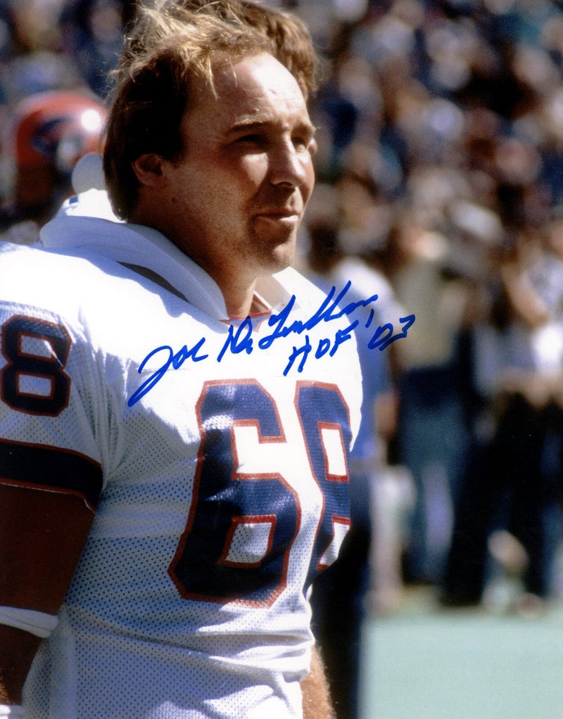 Joe DeLamielleure Signed Buffalo Bills 8x10 Photo w/ HOF 03 LSCM COA #2