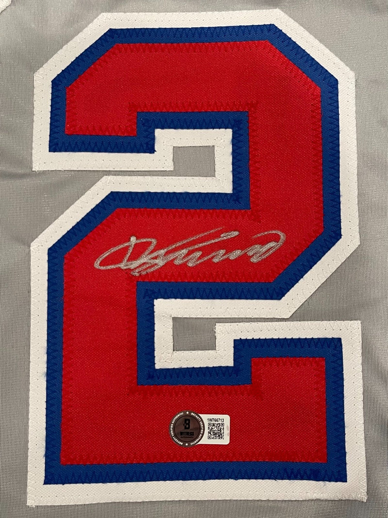 Vladimir Guerrero Signed Montreal Expos Custom Jersey Beckett Witness BAS COA
