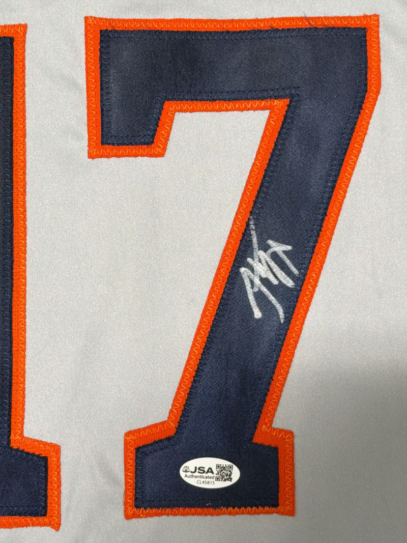 Kai-Wei Teng Signed Autographed Houston Astros Custom Jersey JSA COA