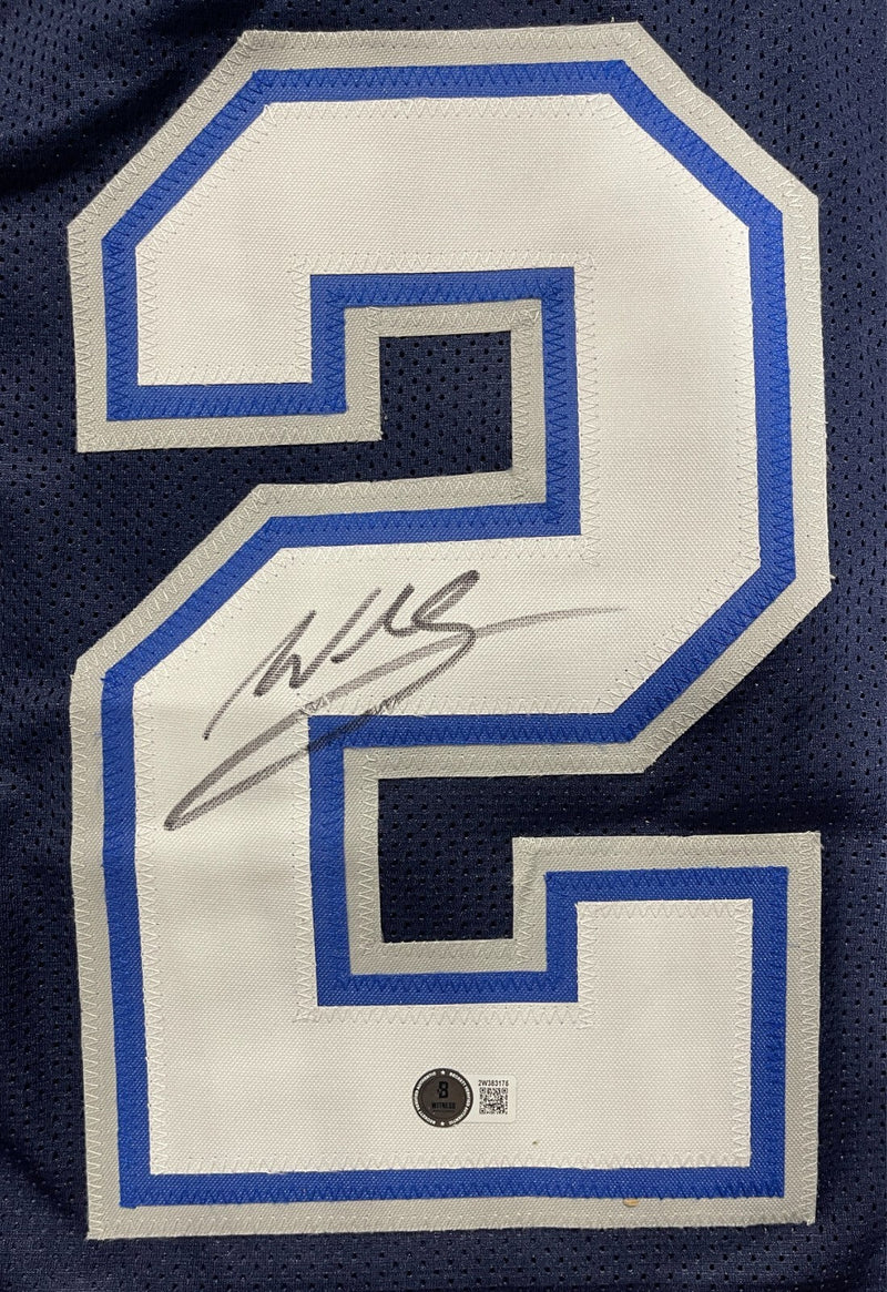 Willis McGahee Signed Buffalo Bills Custom Jersey Beckett Witness BAS COA