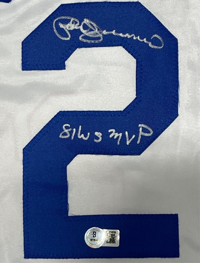 Pedro Guerrero Signed Dodgers Custom Jersey w/ 81 WS MVP Beckett W BAS COA