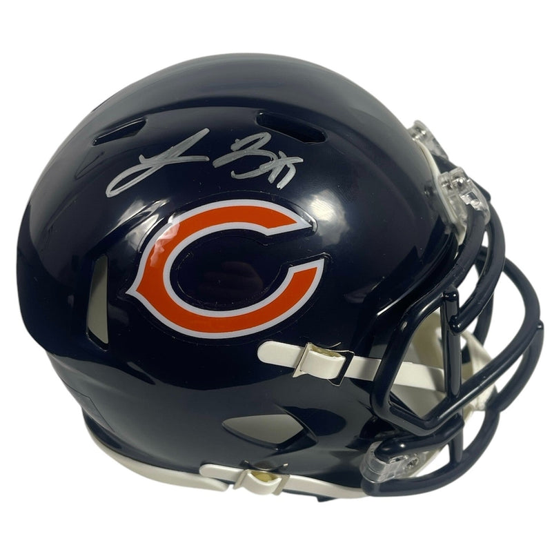 Lance Briggs Signed Bears Speed Mini Helmet Beckett Witness BAS COA
