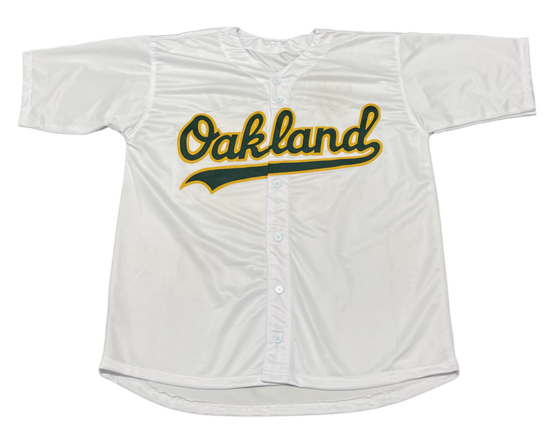 Jose Canseco Signed Oakland Athletics Custom Jersey w/ 2 Insc Beckett W BAS COA