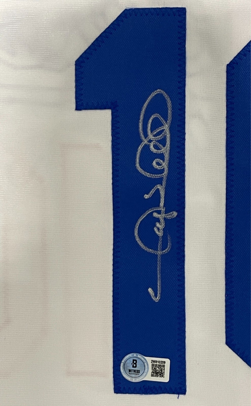 Gary Sheffield Signed Los Angeles Dodgers Custom Jersey Beckett Witness BAS COA