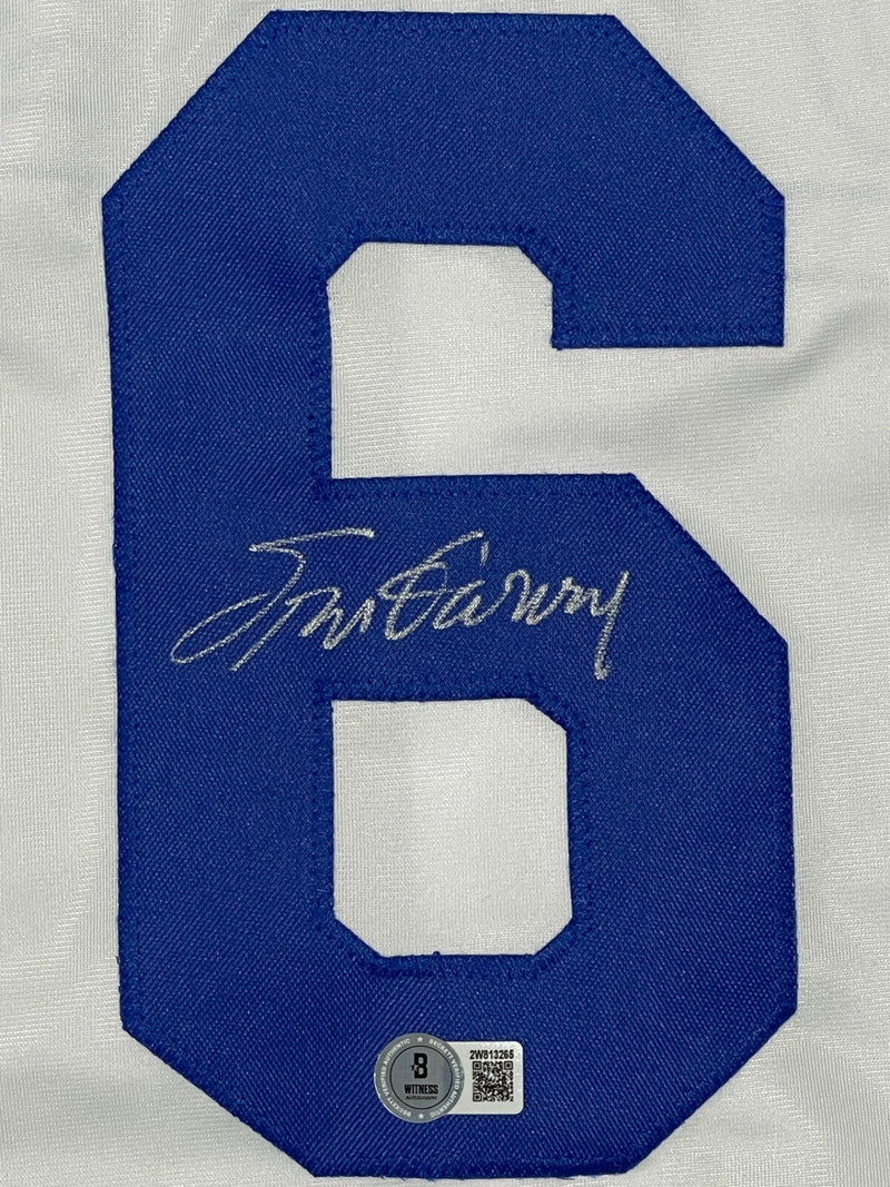 Steve Garvey Signed Los Angeles Dodgers Custom Jersey Beckett Witness BAS COA #6