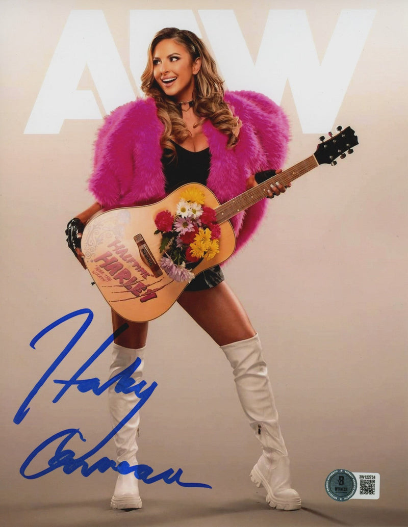 Harley Cameron Signed Autographed AEW 8x10 Photo Beckett Witness BAS COA #5