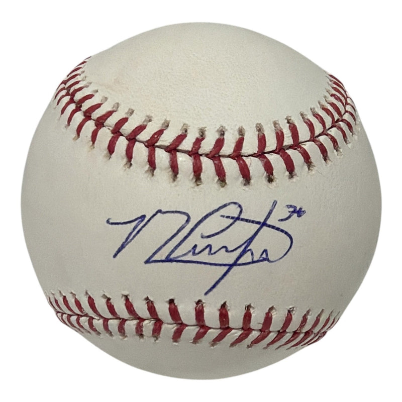 Michael Conforto Signed Autographed ROMLB Baseball JSA COA Mets Cubs