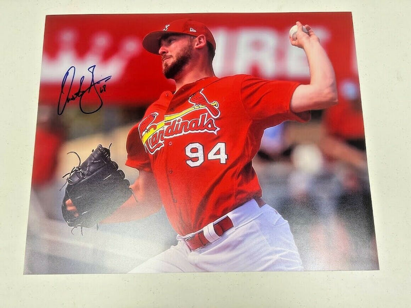 Austin Gomber Signed Autographed 16x20 Photo LSCM COA HOLO Cardinals
