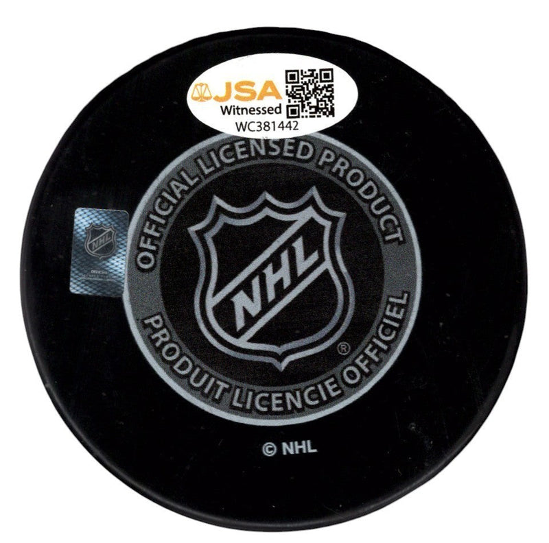 Mike Modano Signed Autographed Stars 1999 Stanley Cup Puck JSA Witness COA