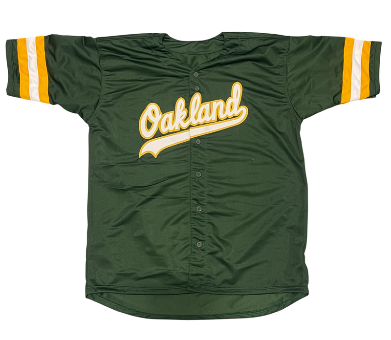 Rollie Fingers Signed Oakland Athletics Custom Jersey w HOF 92 Beckett W BAS COA