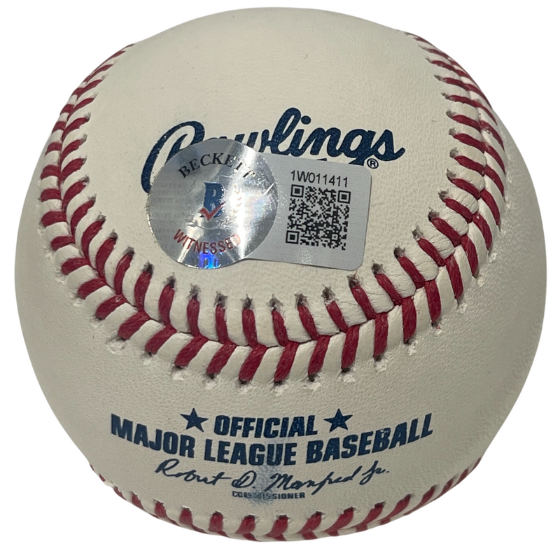 Bill "Spaceman" Lee Signed ROMLB Baseball w/ 3 Insc Beckett Wit BAS COA Bananas