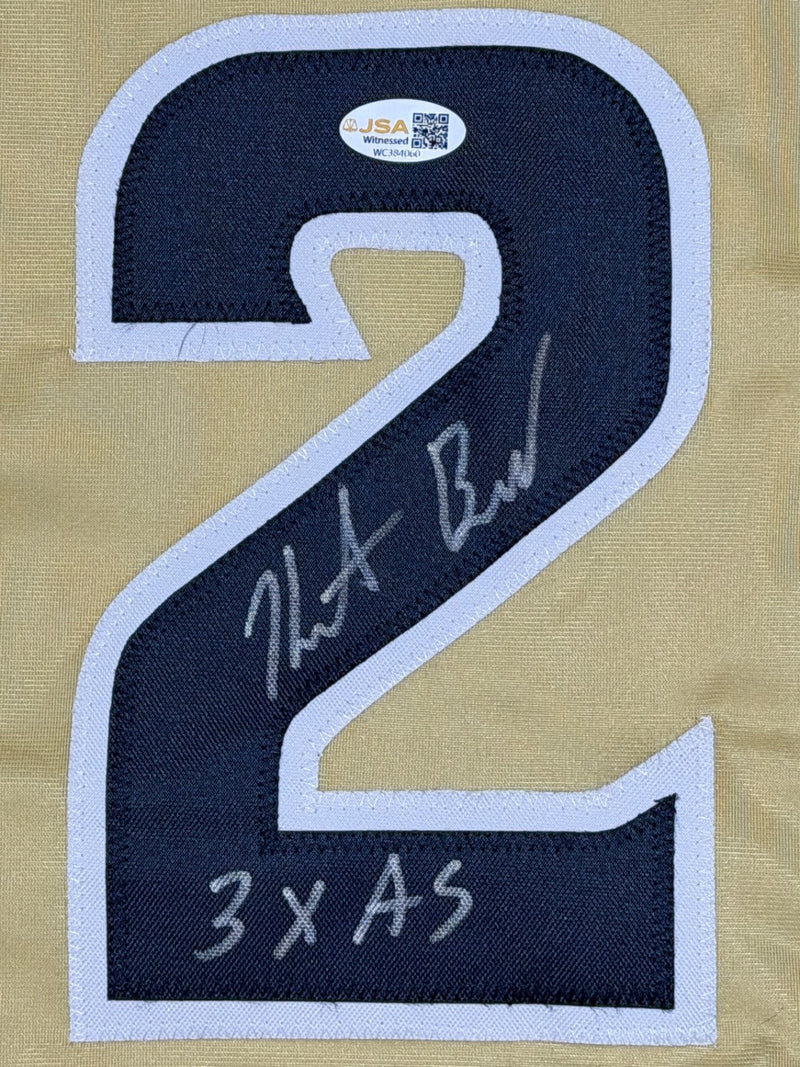 Heath Bell Signed San Diego Padres Custom Jersey w/ 3x AS JSA Witness COA