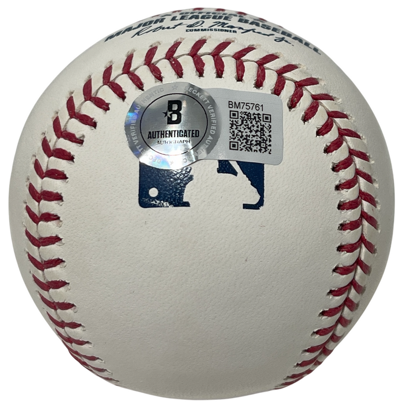 Joe Espada Signed Rawlings ROMLB Baseball Beckett BAS COA Houston Astros