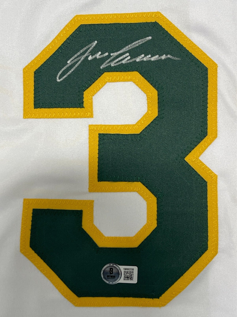 Jose Canseco Signed Oakland Athletics Custom Jersey Beckett Witness BAS COA