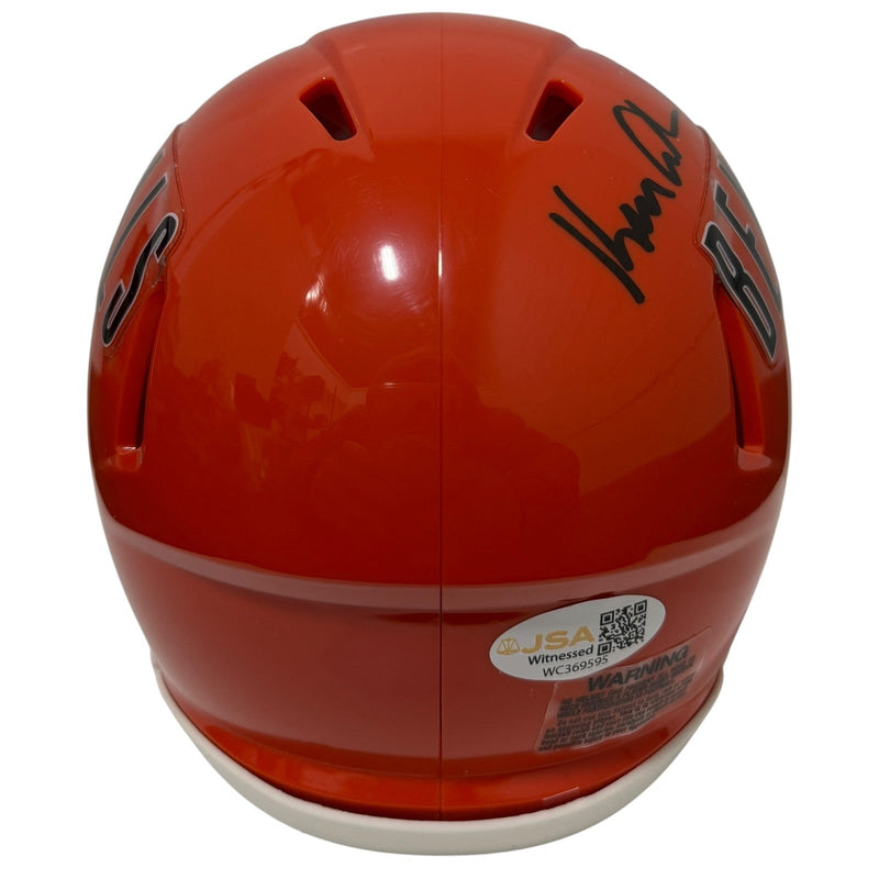 Ken Anderson Signed Cincinnati Bengals TB Mini Helmet w/ 81 MVP JSA Witness COA
