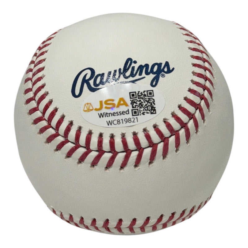 Vladimir Guerrero Signed Hall of Fame HOF Logo Baseball JSA Witness COA