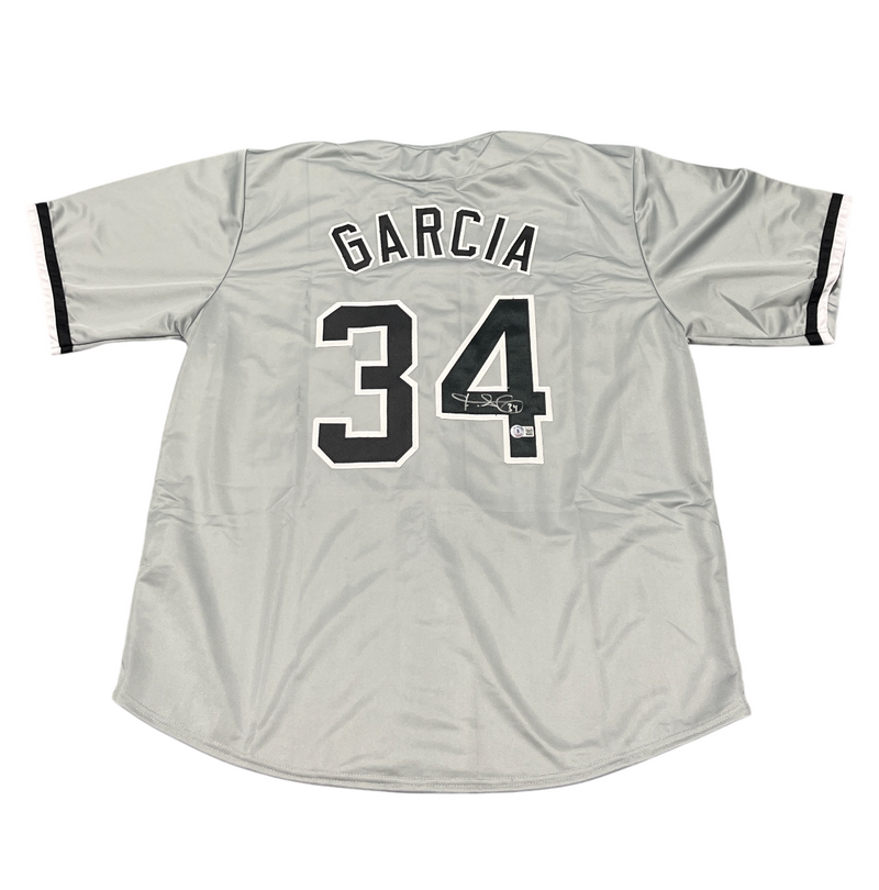 Freddy Garcia Signed Chicago White Sox Custom Grey Jersey Beckett BAS COA
