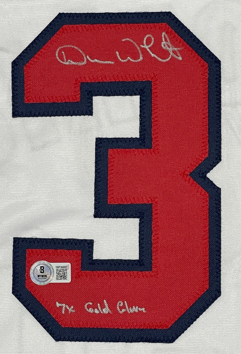 Devon White Signed California Angels Custom Jersey w/ 7x GG Beckett Wit BAS COA