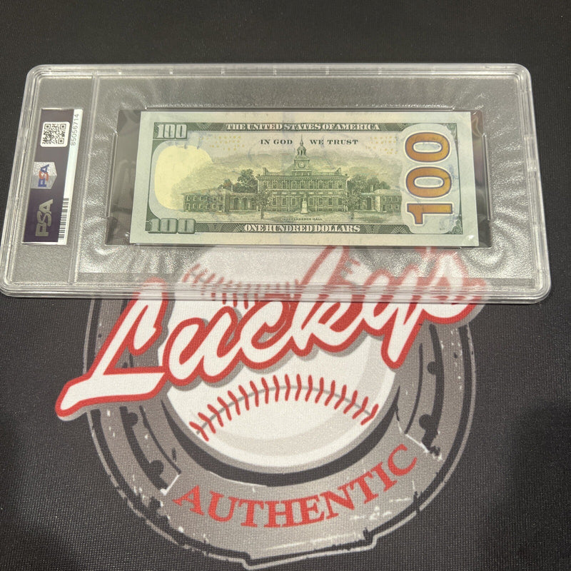 Floyd Mayweather Jr Signed $100 Bill US Currency x4 Inscriptions PSA 10 Auto M