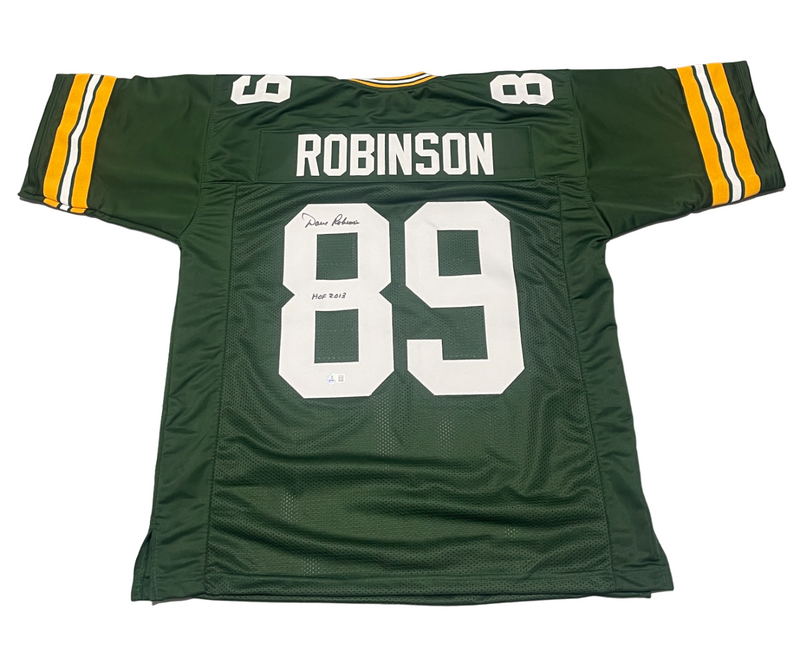 Dave Robinson Signed Green Bay Packers Custom Jersey HOF 2013 Beckett W BAS COA