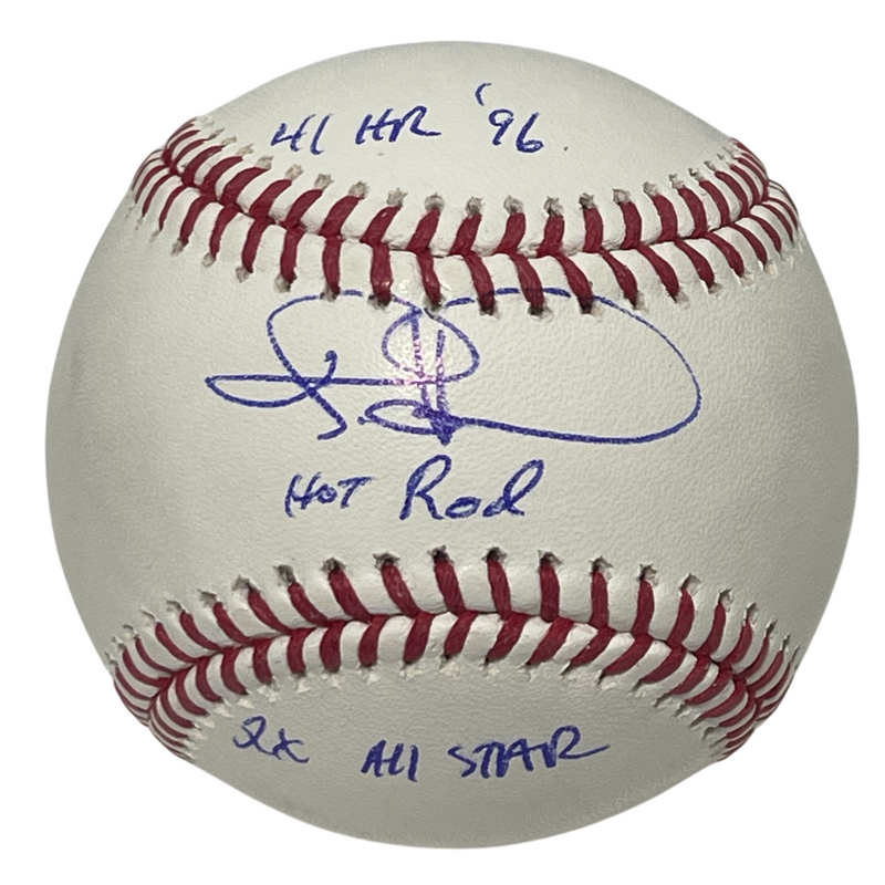 Todd Hundley Signed ROMLB Baseball w/ 3 Insc Beckett Witness BAS COA