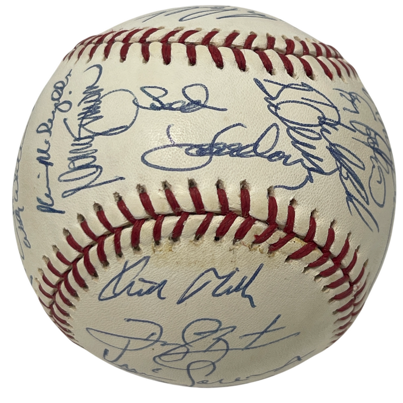 1991 New York Mets Team Signed Autograph ONL National League Baseball JSA LOA A